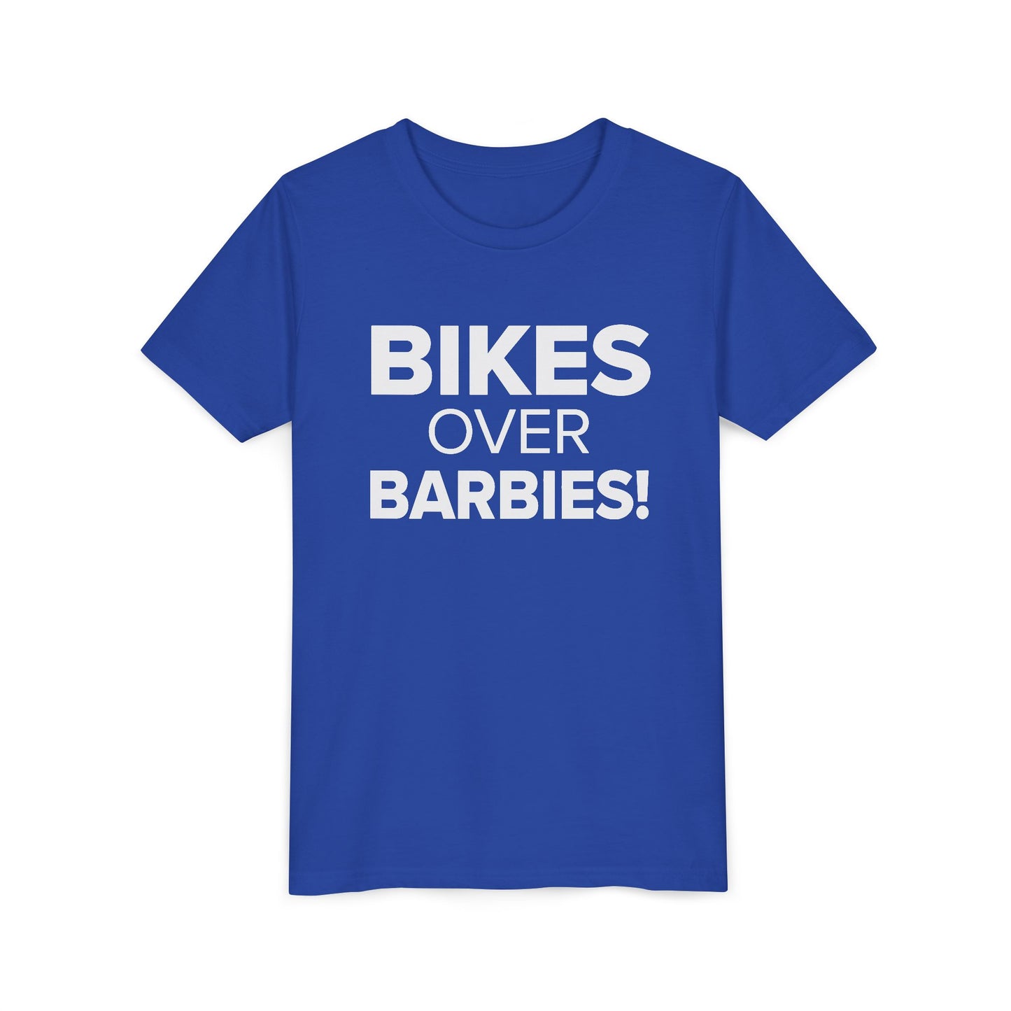 Bikes Over Barbies - Youth Girls Cotton Tee