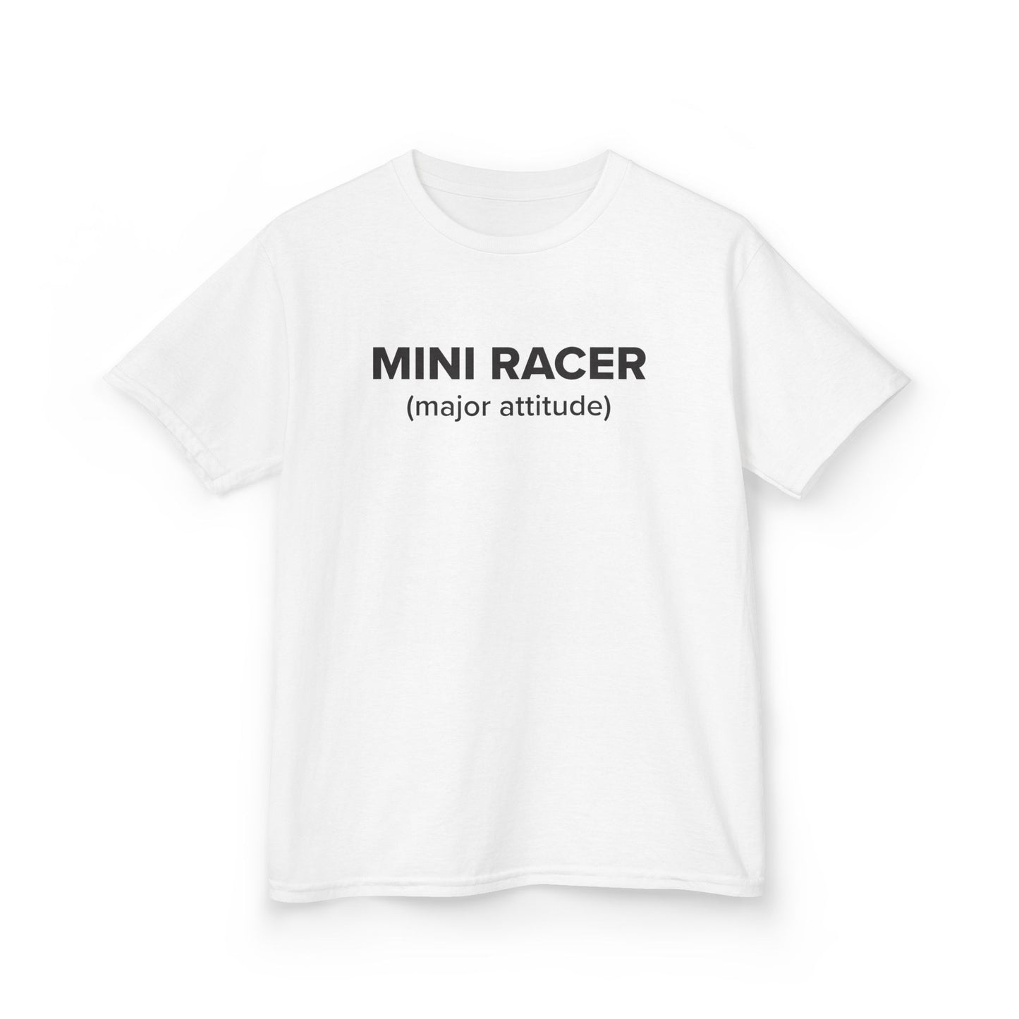 Mini Racer (major attitude) - Youth Unisex Cotton Tee
