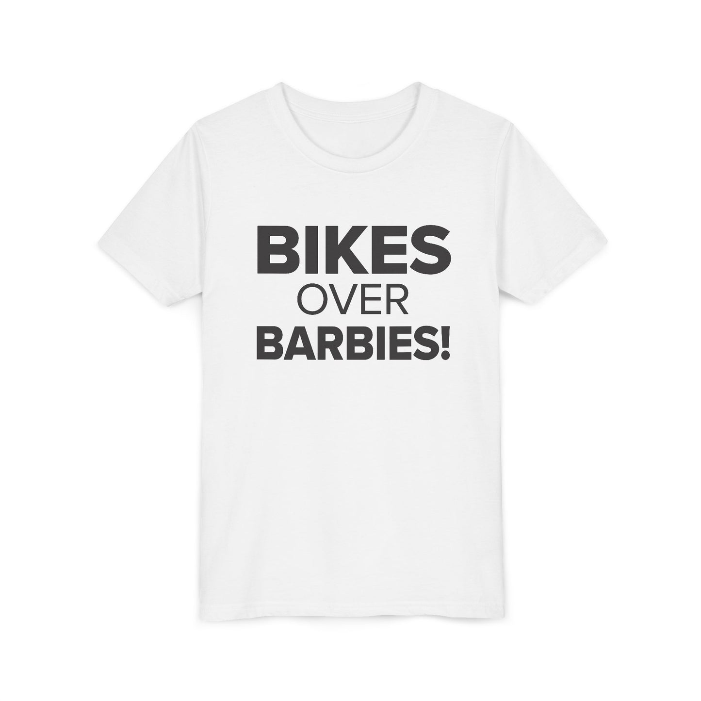 Bikes Over Barbies - Youth Girls Cotton Tee
