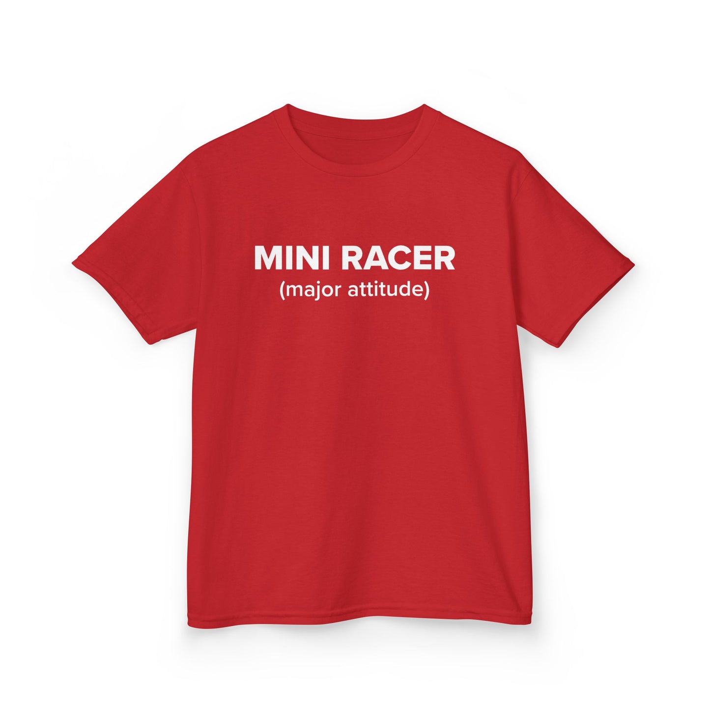 Mini Racer (major attitude) - Youth Unisex Cotton Tee