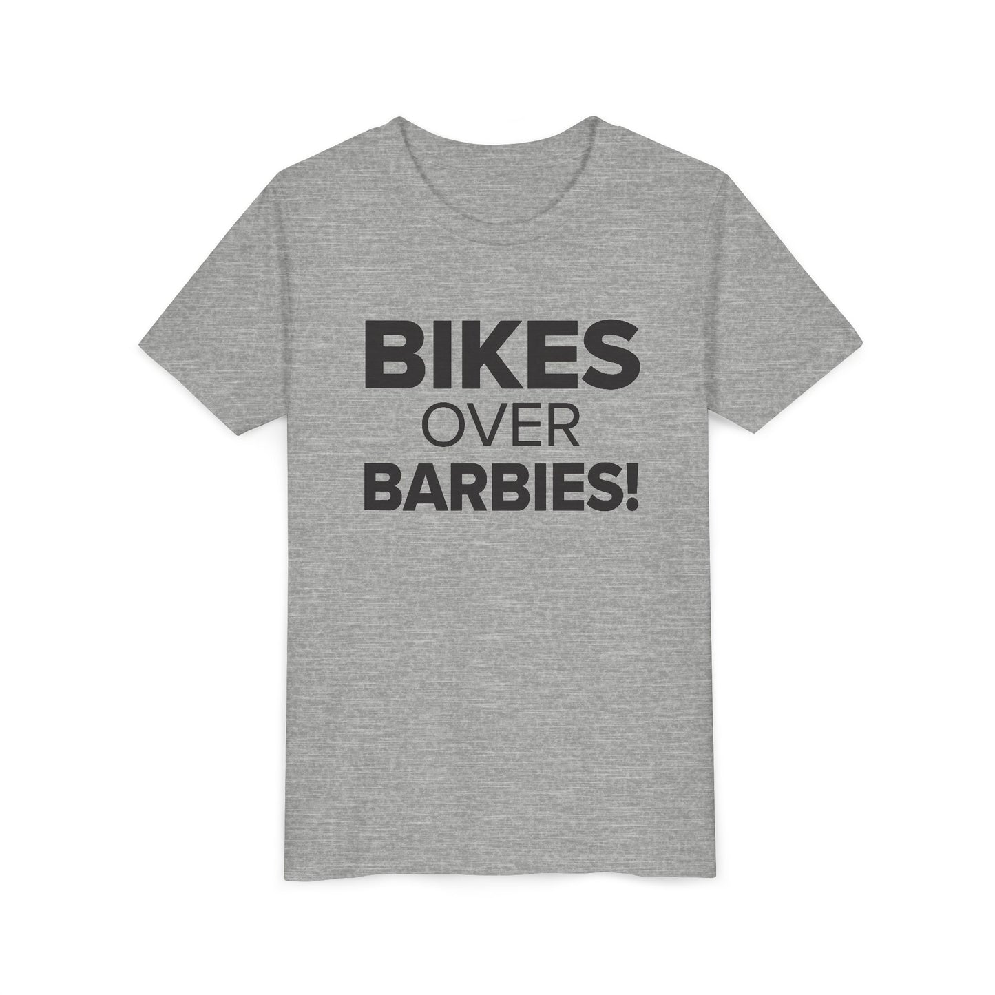 Bikes Over Barbies - Youth Girls Cotton Tee