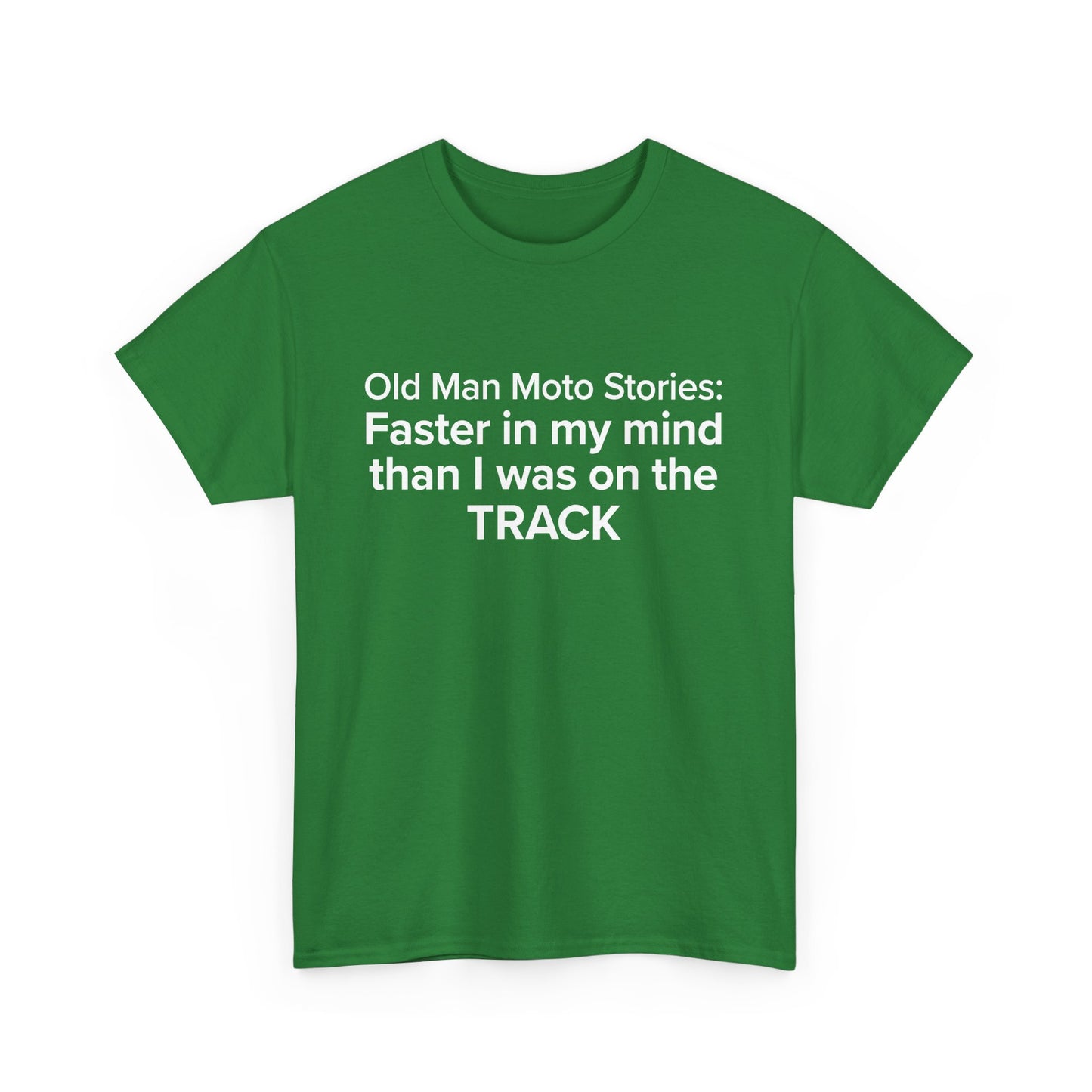 Old Man Moto Stories - Adult Unisex Cotton Tee