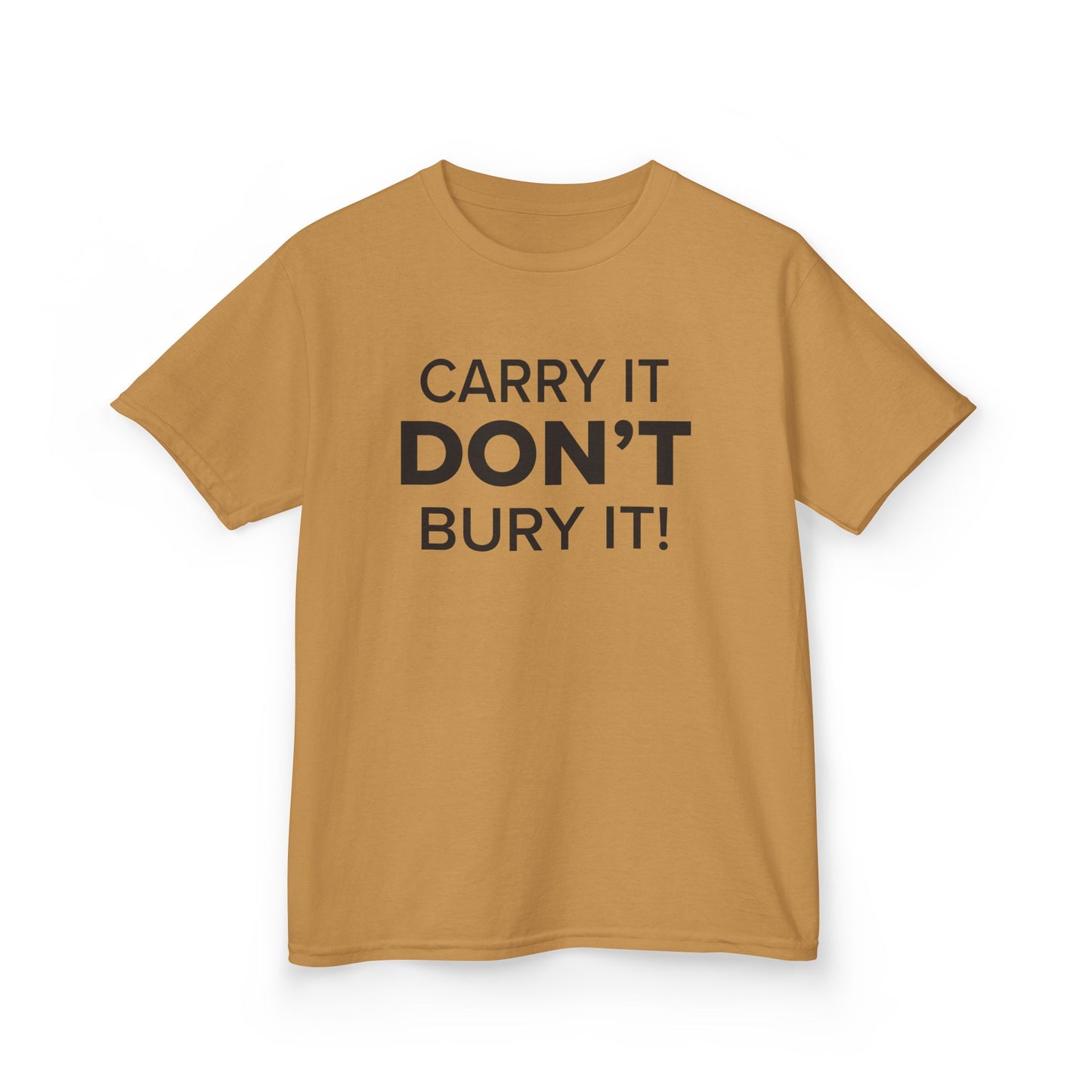 Carry It, Don't Bury It! - Youth Unisex Cotton Tee