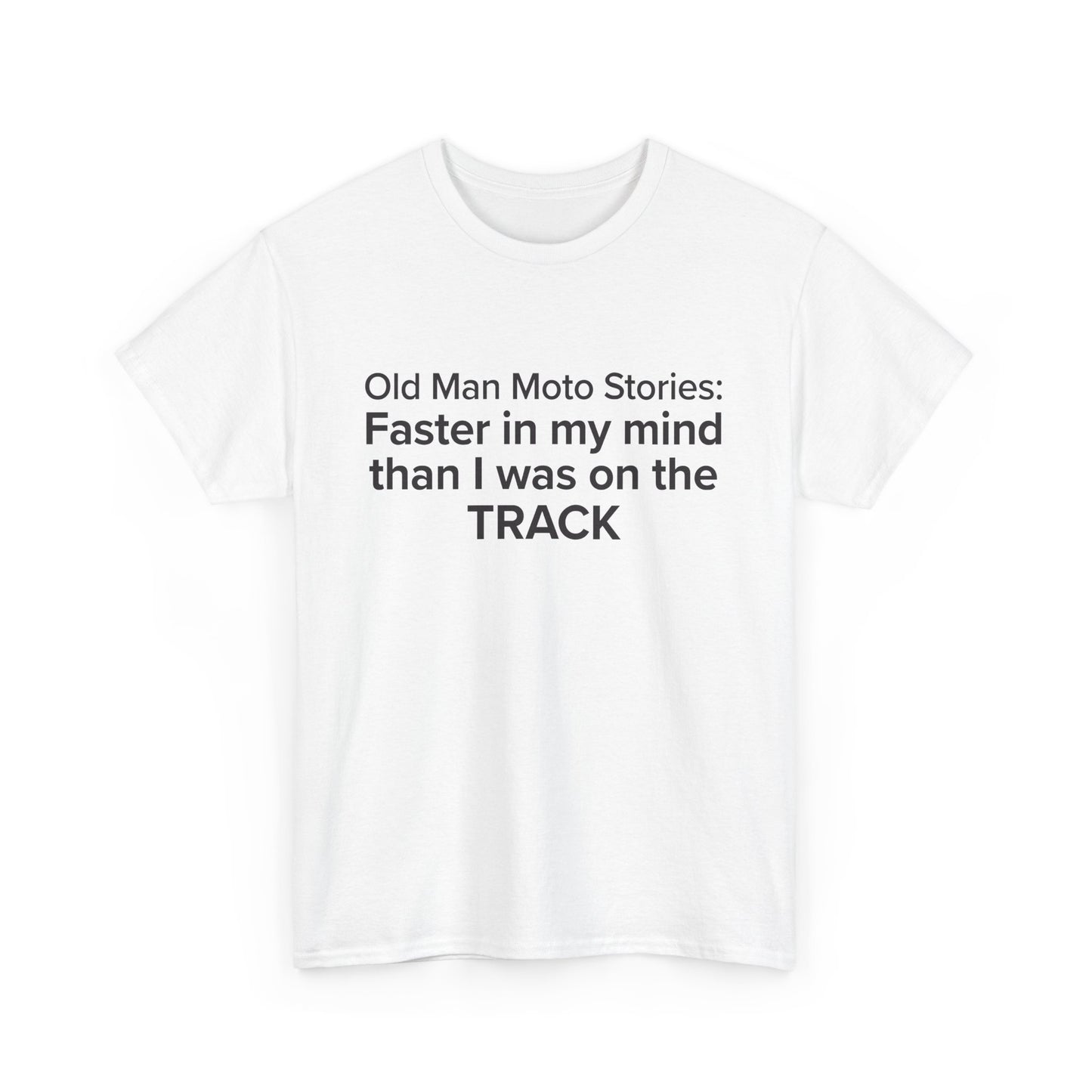 Old Man Moto Stories - Adult Unisex Cotton Tee