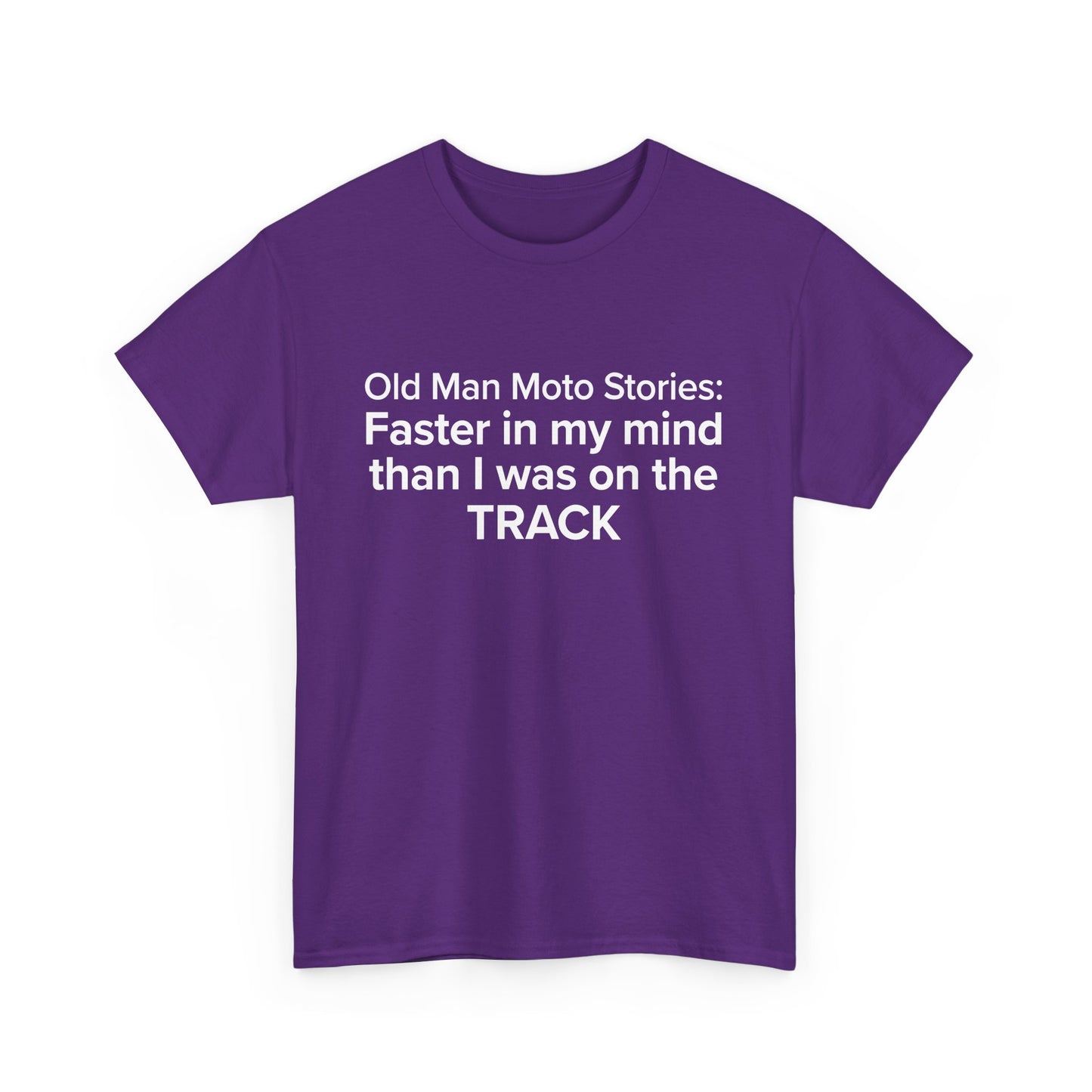 Old Man Moto Stories - Adult Unisex Cotton Tee
