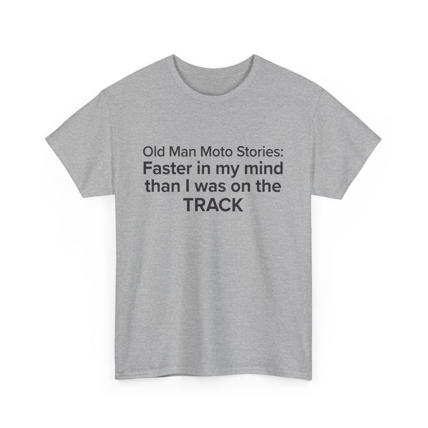 Old Man Moto Stories - Adult Unisex Cotton Tee