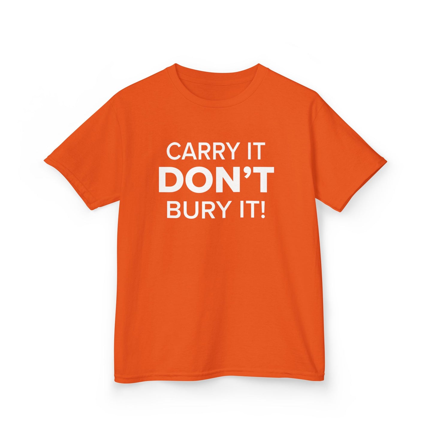 Carry It, Don't Bury It! - Youth Unisex Cotton Tee