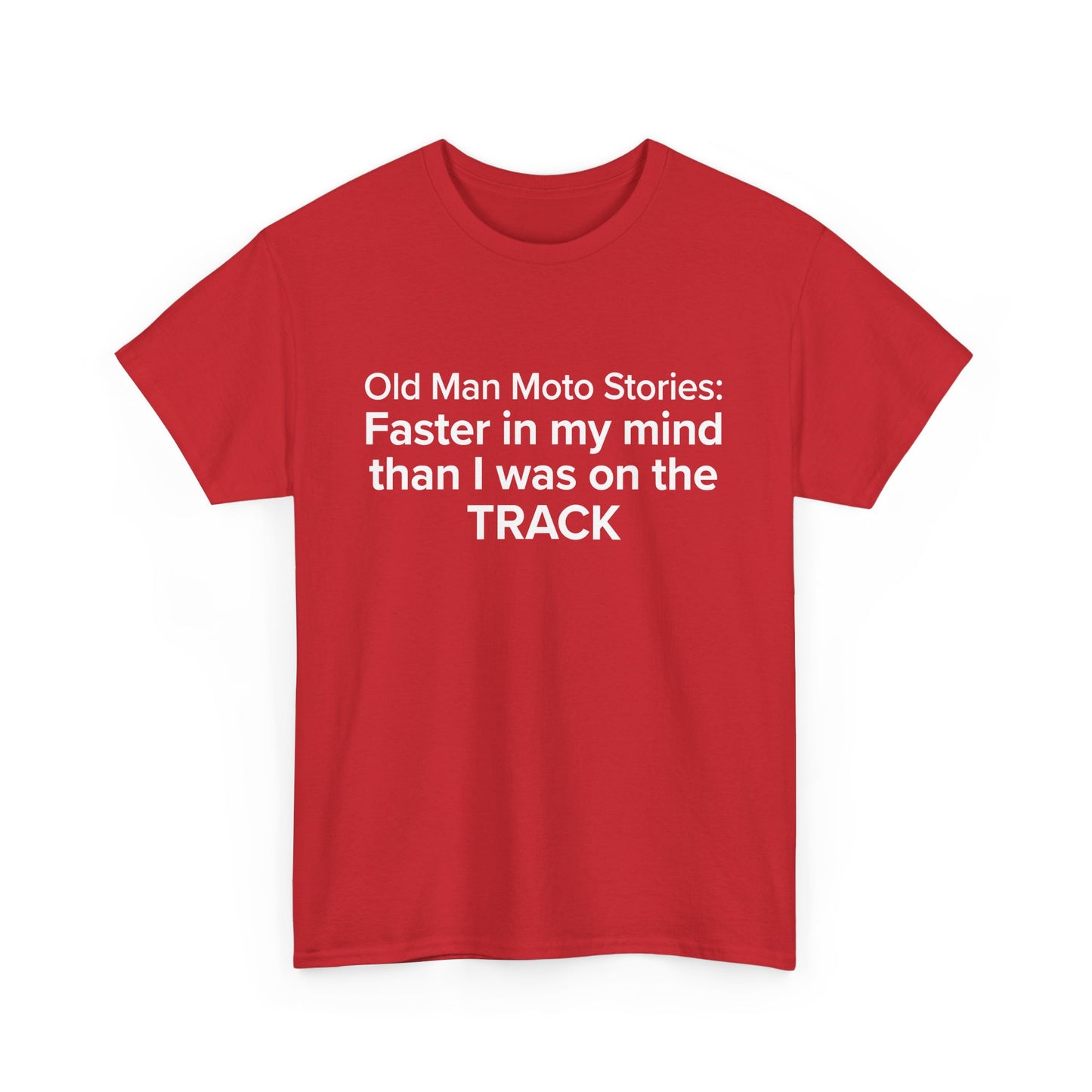 Old Man Moto Stories - Adult Unisex Cotton Tee