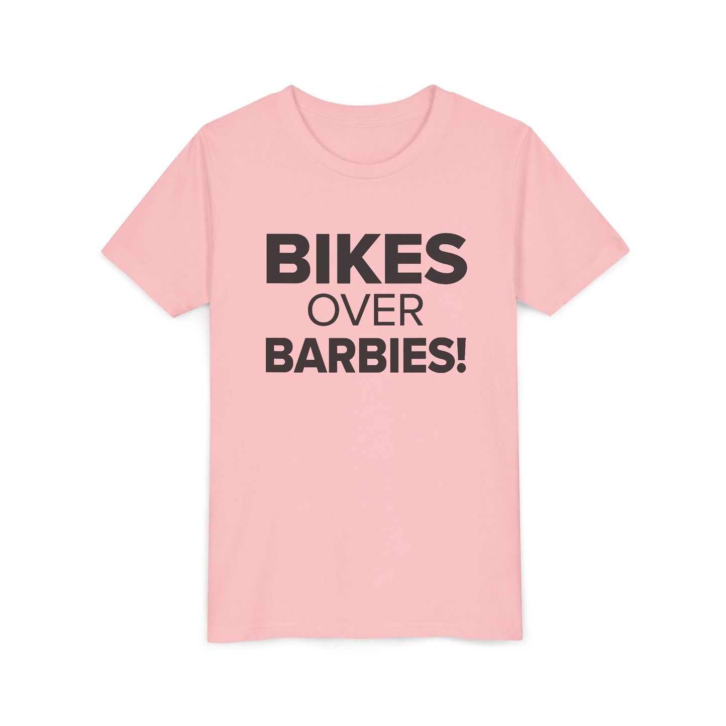 Bikes Over Barbies - Youth Girls Cotton Tee