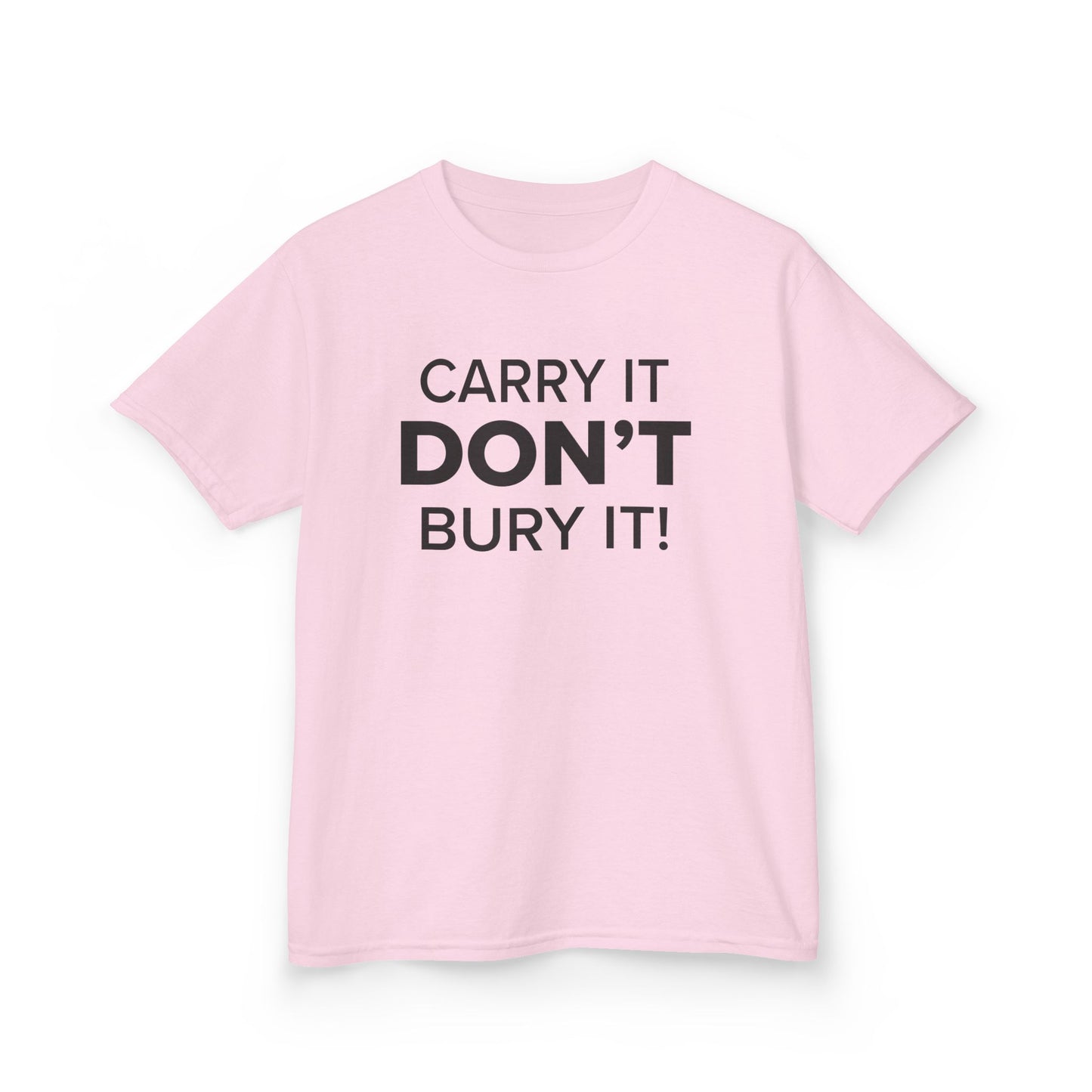 Carry It, Don't Bury It! - Youth Unisex Cotton Tee