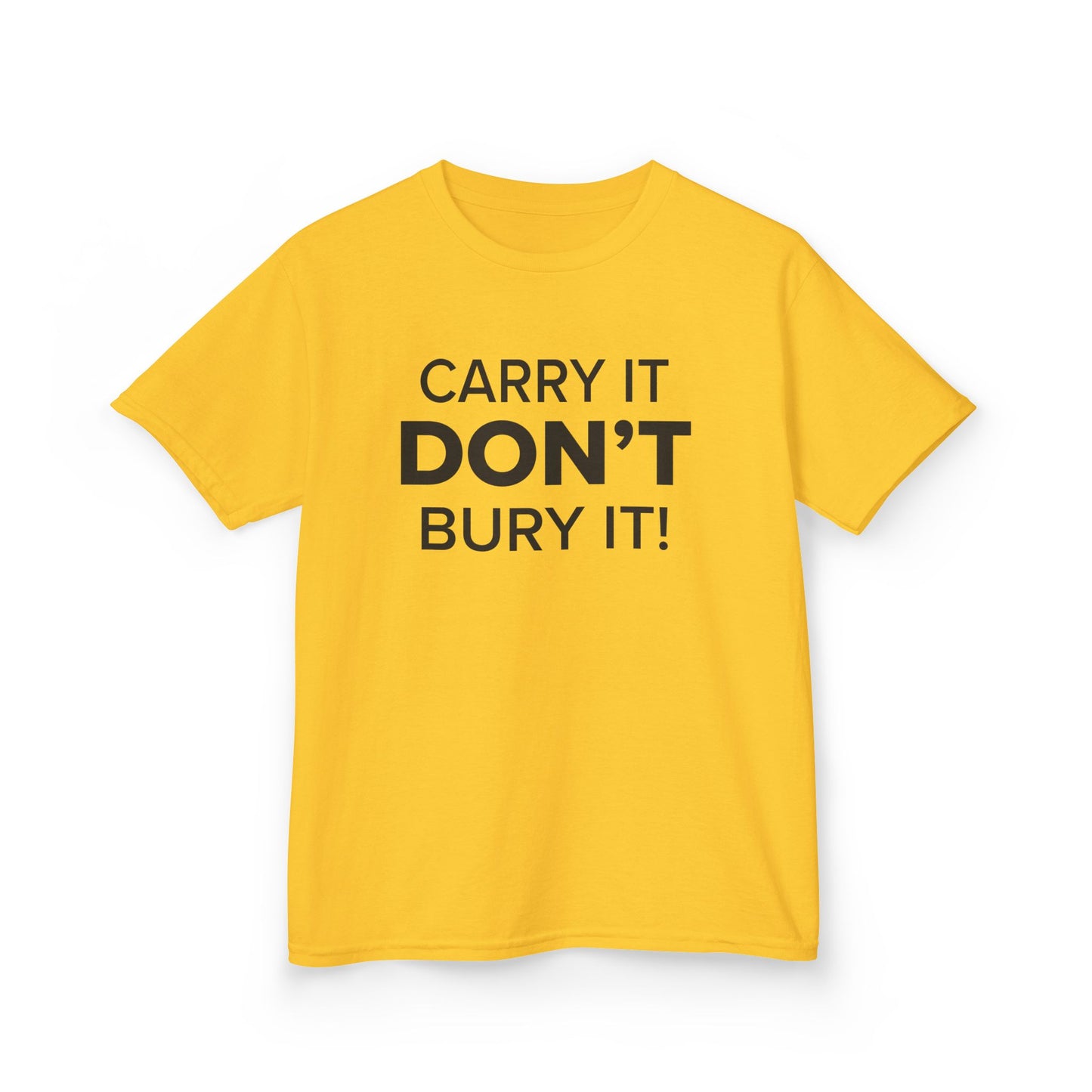 Carry It, Don't Bury It! - Youth Unisex Cotton Tee