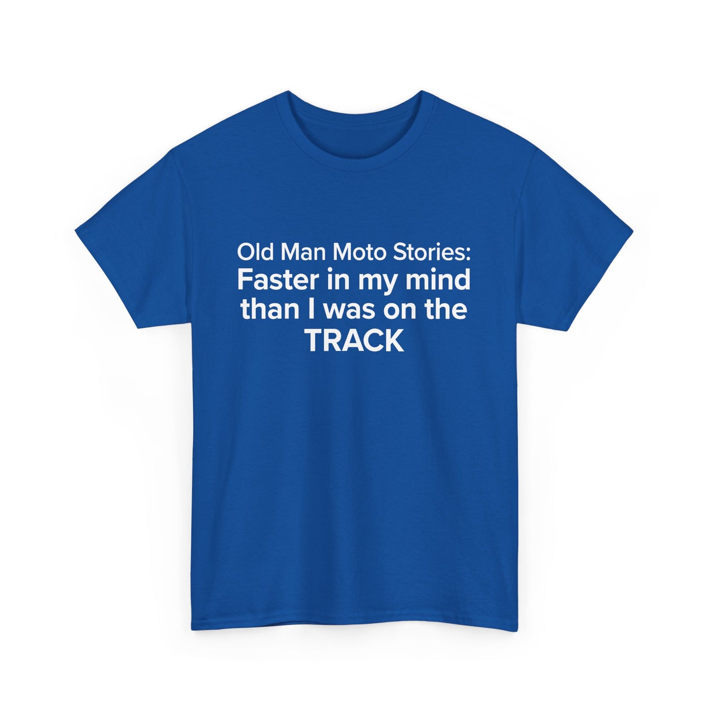 Old Man Moto Stories - Adult Unisex Cotton Tee