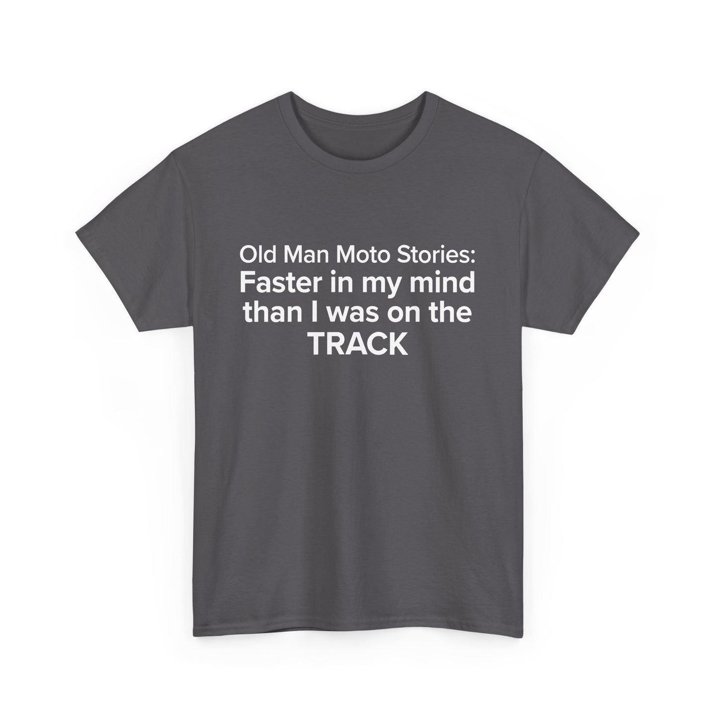 Old Man Moto Stories - Adult Unisex Cotton Tee