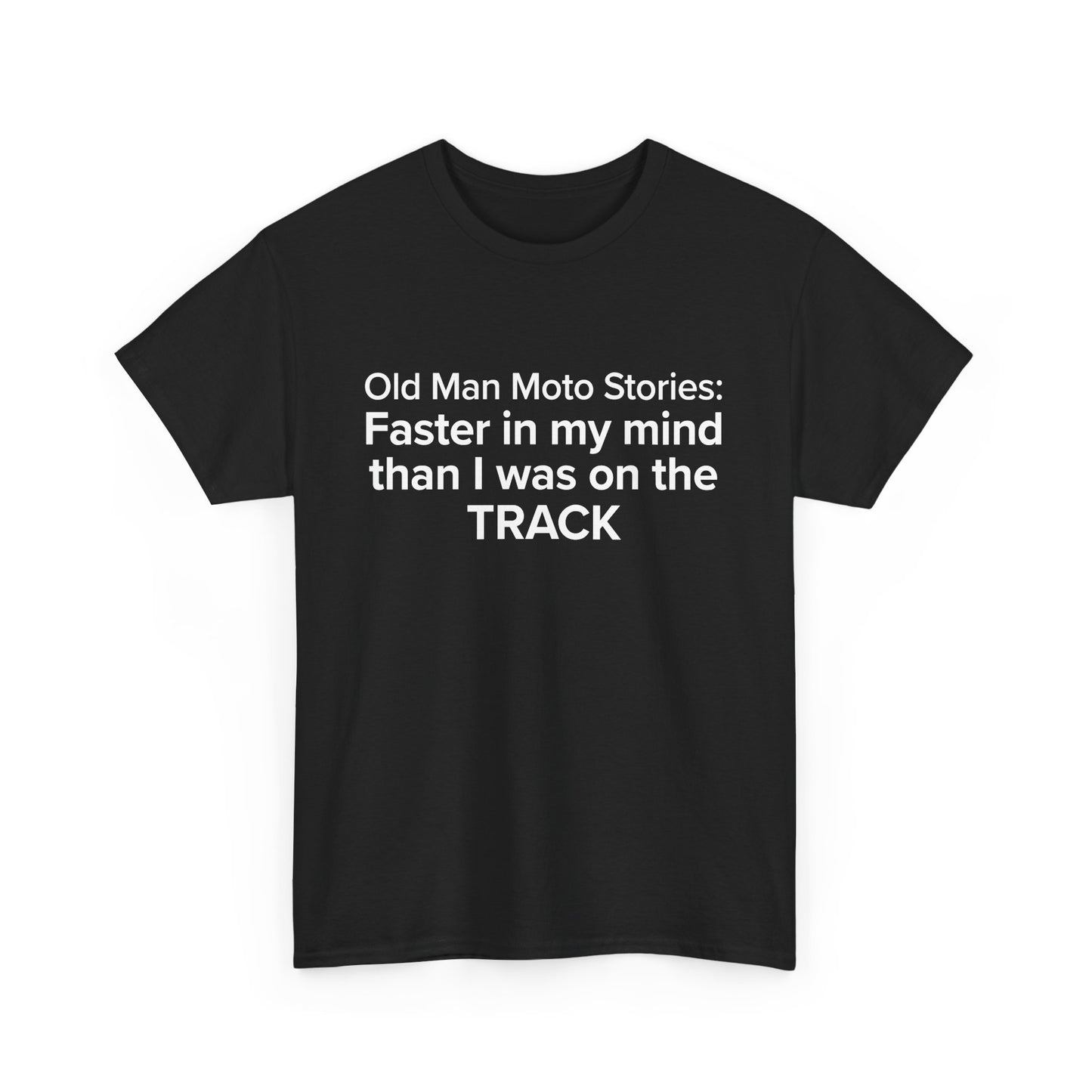 Old Man Moto Stories - Adult Unisex Cotton Tee